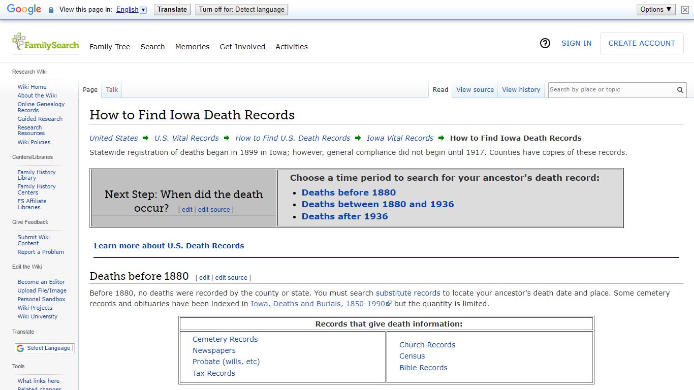 How to Find Iowa Death Records • FamilySearch