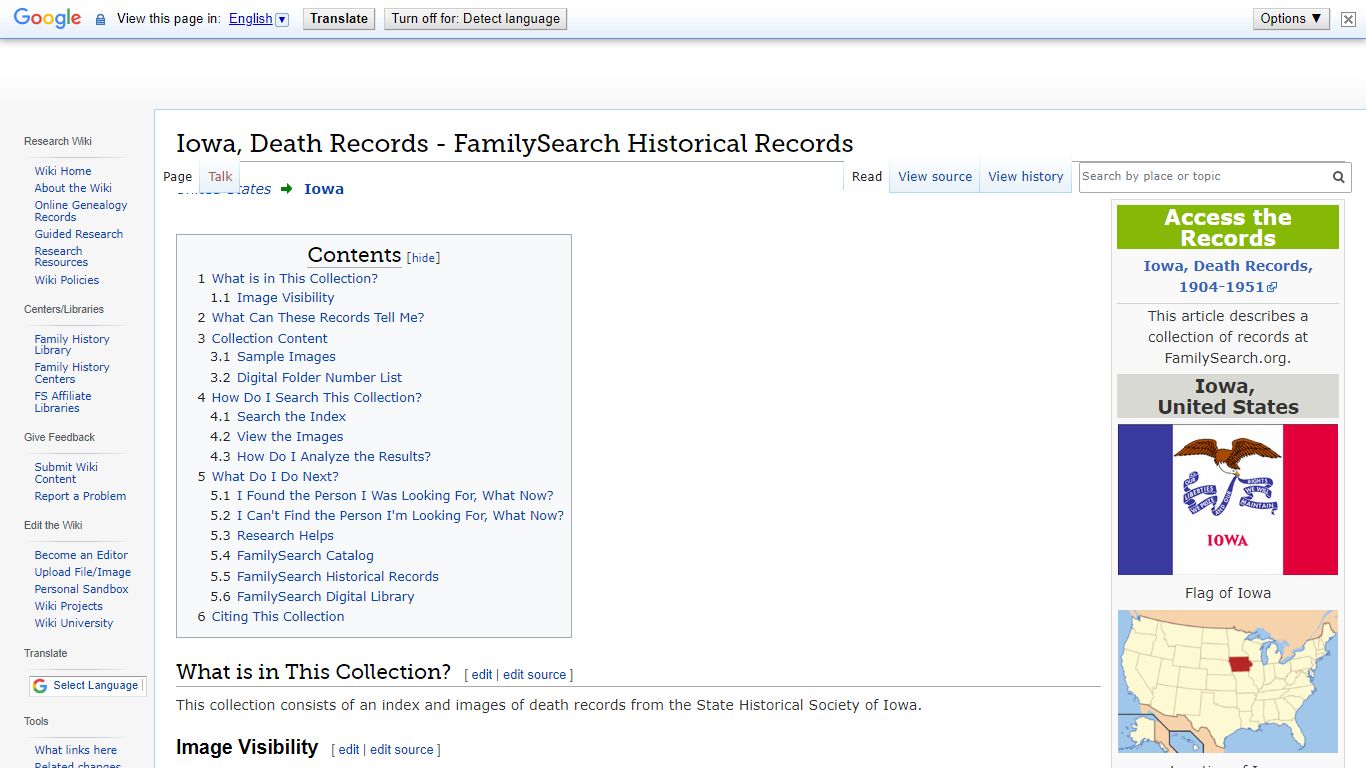 Iowa, Death Records - FamilySearch Historical Records ...