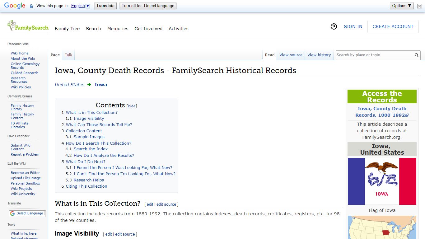Iowa, County Death Records - FamilySearch Historical ...